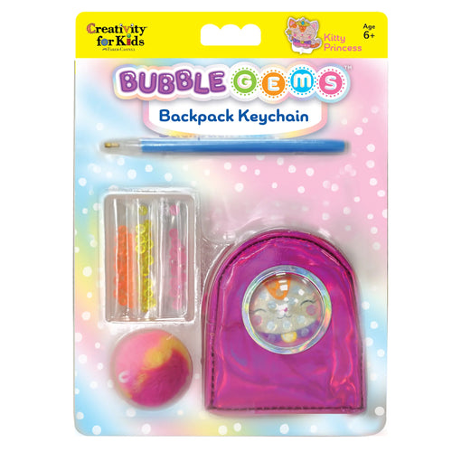 Bubble Gems Keychain Kitty Princess