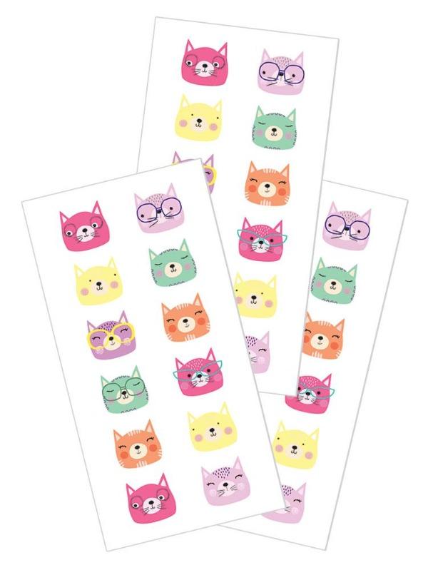 Cat Faces Stickers