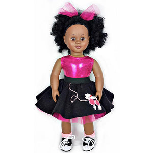 18" Doll Poodle Skirt Set