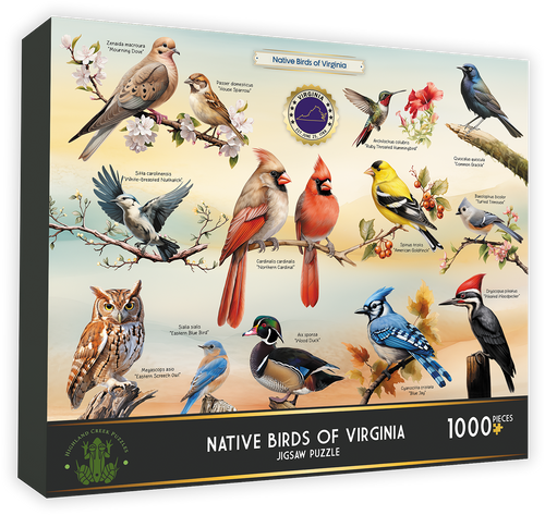 1000 Piece Native Birds Of Virginia Puzzle