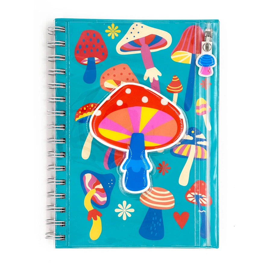 Keep It Together Mushroom Pencil Pouch Journal