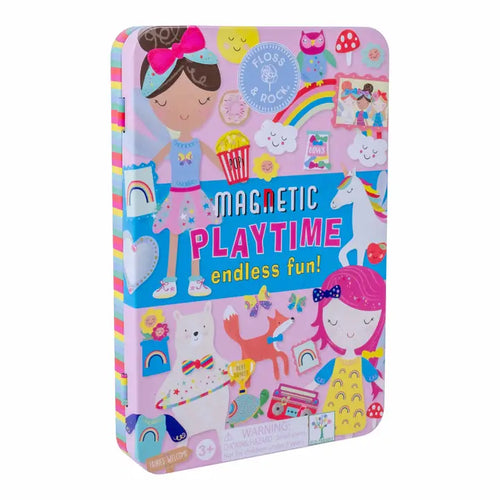 Rainbow Fairy Magnetic Playtime Tin