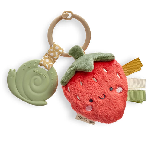 Itzy Pal Plush & Teether Strawberry