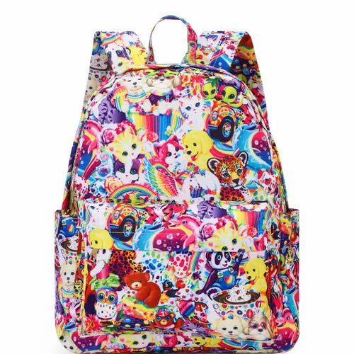 Colorful Leopard Cute Kids Backpack