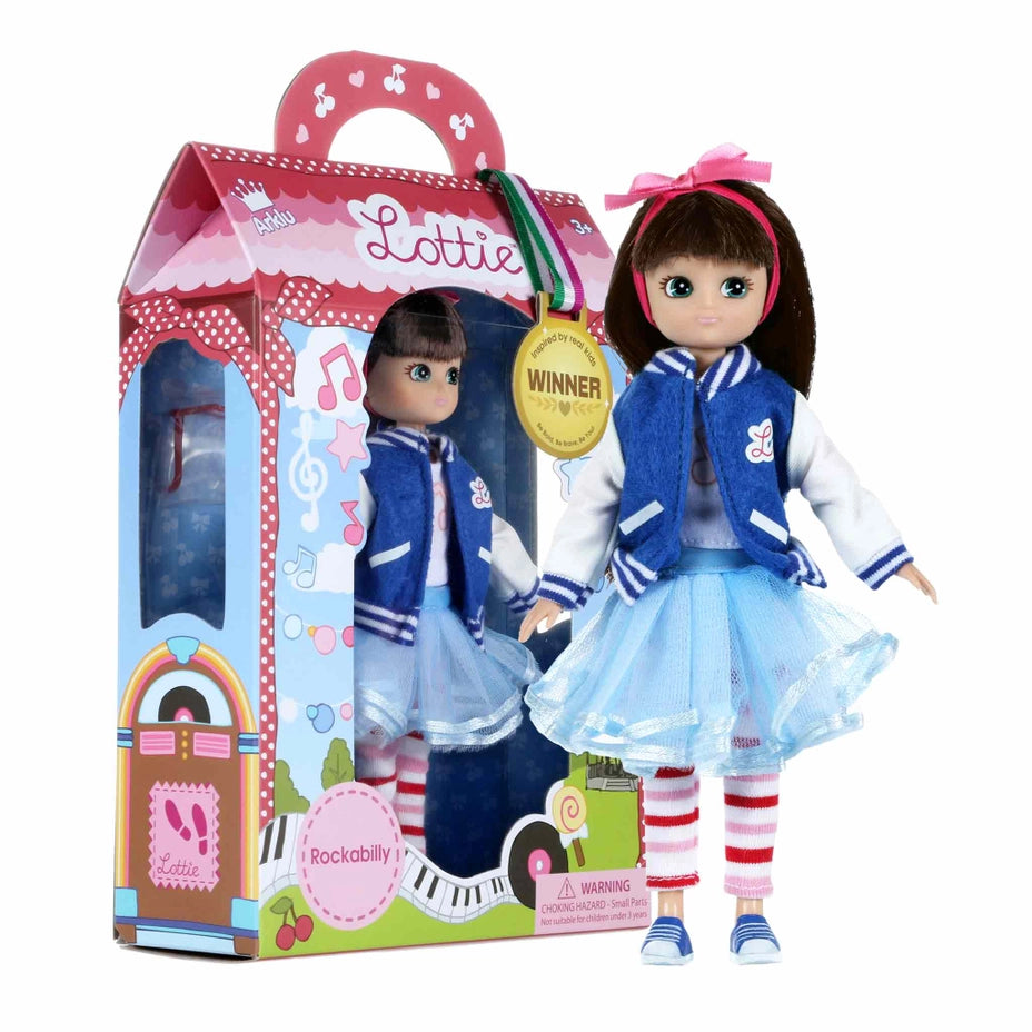 Lottie With Glasses Rockabilly Doll