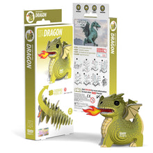 Load image into Gallery viewer, Eugy Dragon 3D Puzzle