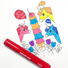 Load image into Gallery viewer, Unicorn Friends Undercover Art Hidden Paters Coloring Activity