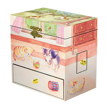 Load image into Gallery viewer, Curious Kittens Music Jewelry Box