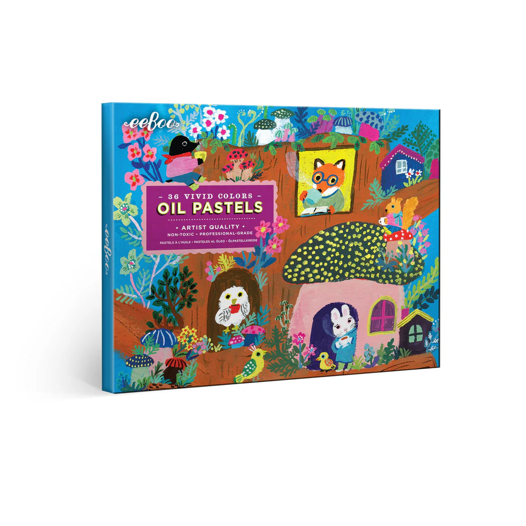 Yumi's Mushroom House 36 Oil Pastels