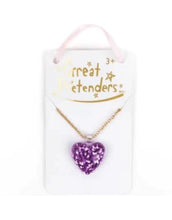 Load image into Gallery viewer, Boutique Glitter Heart Necklace