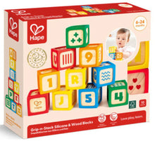 Load image into Gallery viewer, Grip-n-Stack Silicone &amp; Wood Blocks
