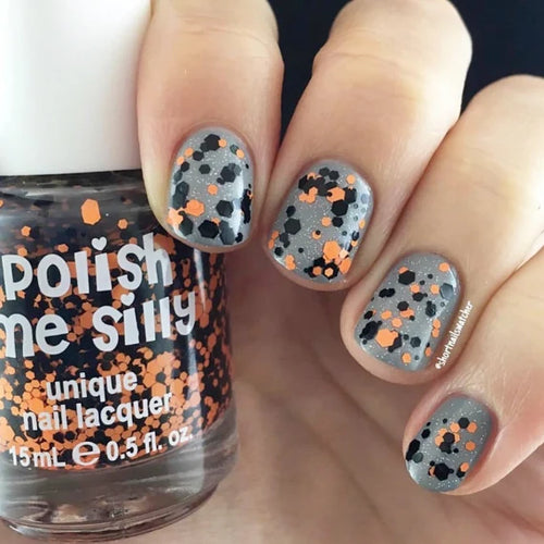 Halloweenie Glitter Top Coat Nail Polish