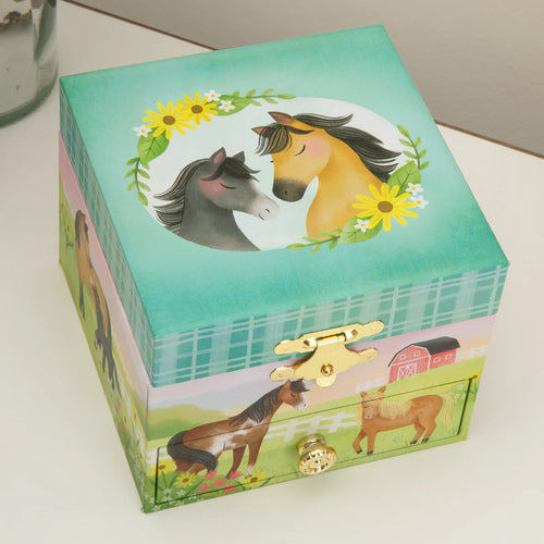 Horse Musical Jewelry Box