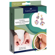 Load image into Gallery viewer, Pressed Floral Acrylic Earrings