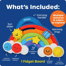 Load image into Gallery viewer, Rainbow Busy Board