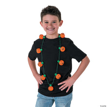 Load image into Gallery viewer, Light-Up Pumpkin Necklaces