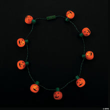 Load image into Gallery viewer, Light-Up Pumpkin Necklaces