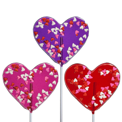 Confetti Heart Lollipop