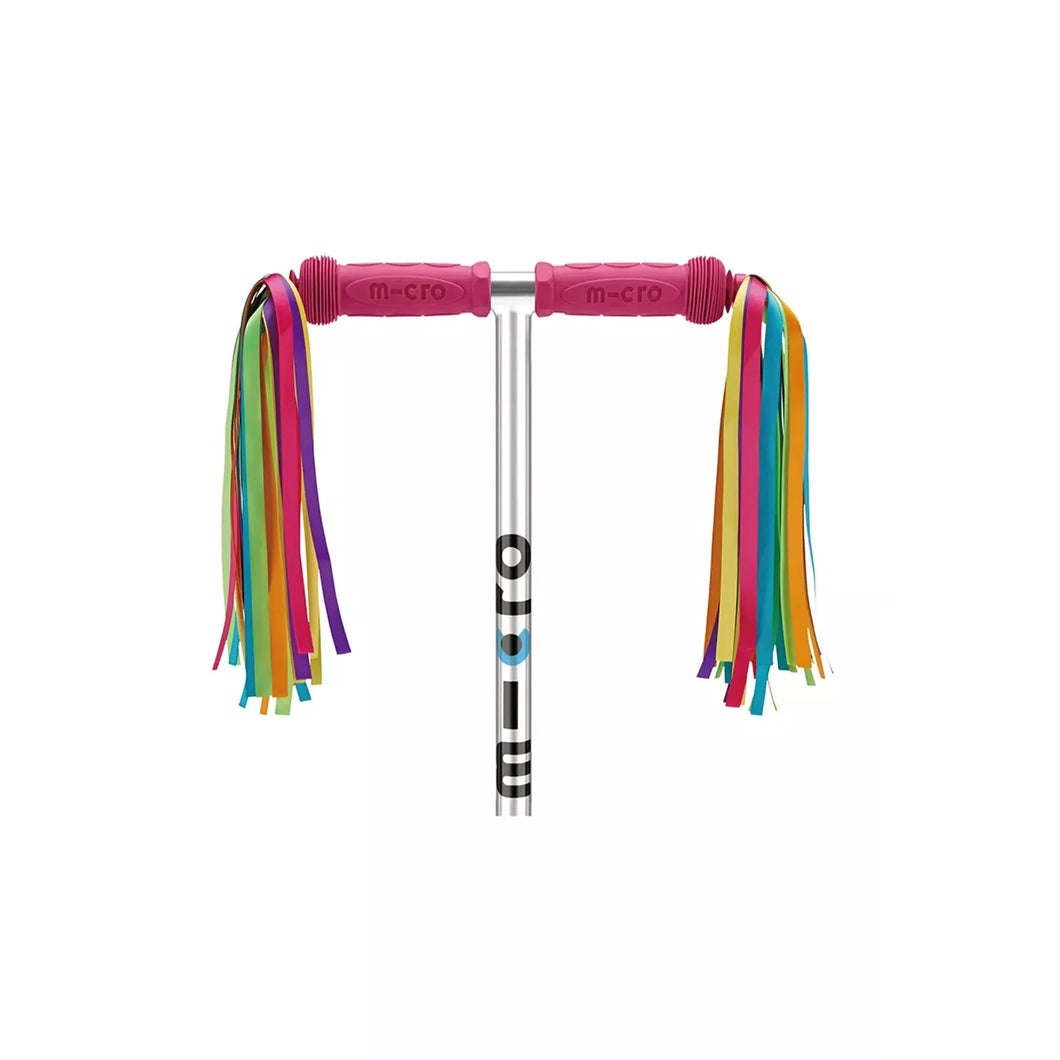 Scooter Handlebar Streamers Neon Rainbow