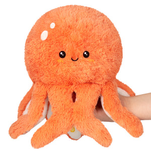 Mini Squishable Coral Octopus 7"