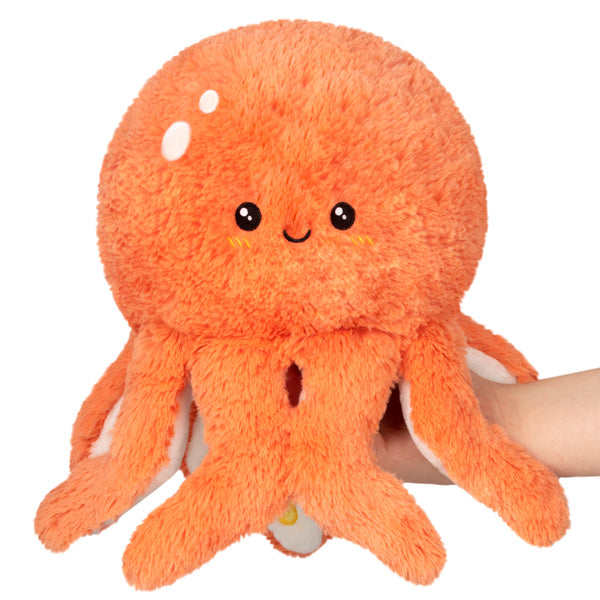 Mini Squishable Coral Octopus 7