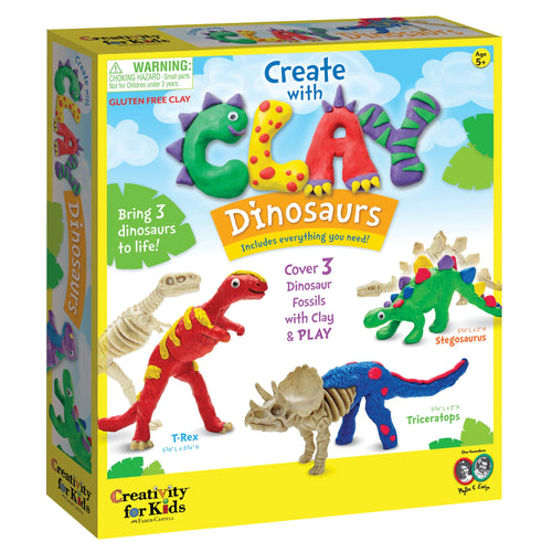 Create With Clay Dinosaurs