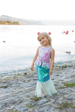 Load image into Gallery viewer, Misty Mermaid Dress Pink/Blue Size 5-6