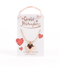 Load image into Gallery viewer, Birthstone Heart Locket