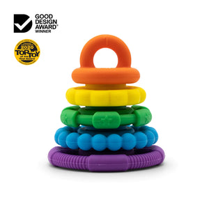 Rainbow Stacker And Teether Toy
