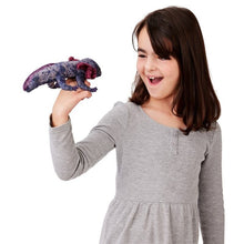 Load image into Gallery viewer, Black Axolotl Puppet