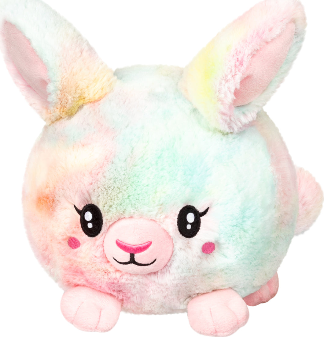 Mini Squishale Fluffy Bunny Pastel Tie Dye