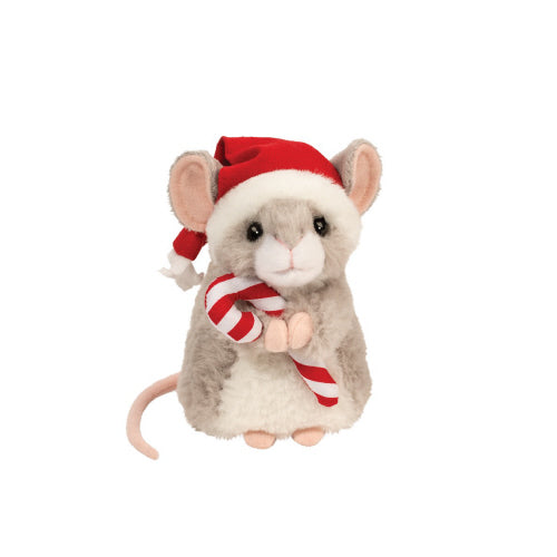 Merrie Mouse With Santa Hat And Candy Cane