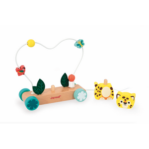 Tropik Pull-Along Jaguar Stacking Bead Toy