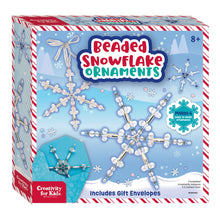 Load image into Gallery viewer, Beaded Snowflake Ornaments