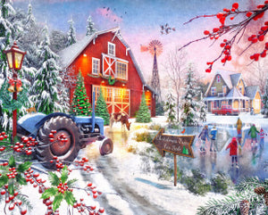 1000 PC Christmas SKaters Puzzle