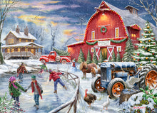Load image into Gallery viewer, 1000 PC Barnyard Christmas Puzzle