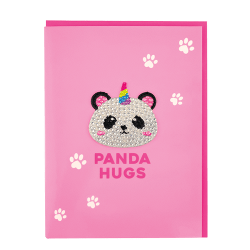 Panda Hugs Decal Card