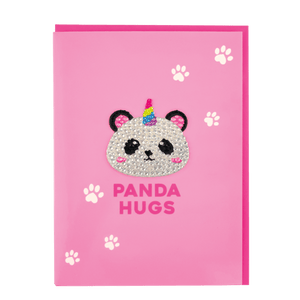 Panda Hugs Decal Card