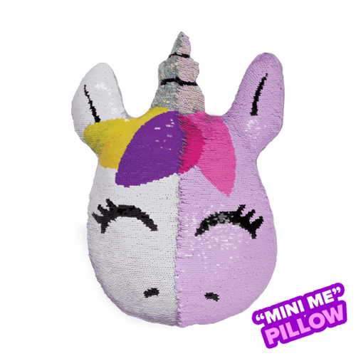 Mini Unicorn Reversible Sequin Pillow