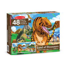 Load image into Gallery viewer, Land Of Dinosaurs 48 Piece Floor Puzzle