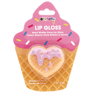 Heart Waffle Cone Lip Gloss