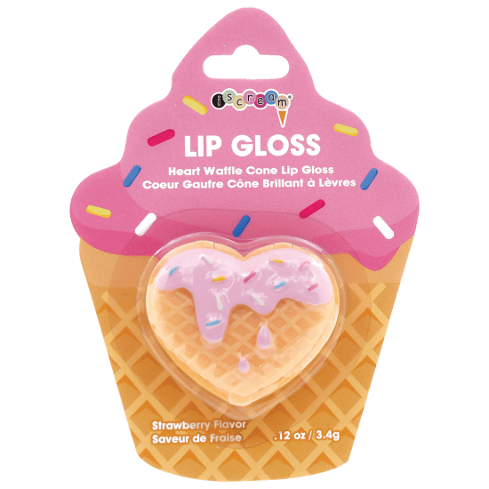Heart Waffle Cone Lip Gloss