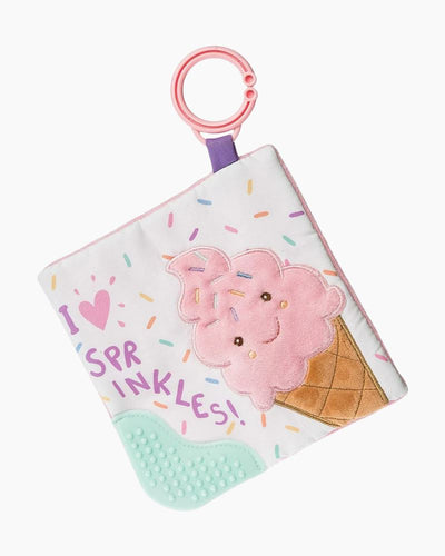 Sprinkles Ice Cream Crinkle Teether Square