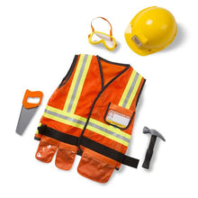 Load image into Gallery viewer, Construction Worker Role Play Costume Set