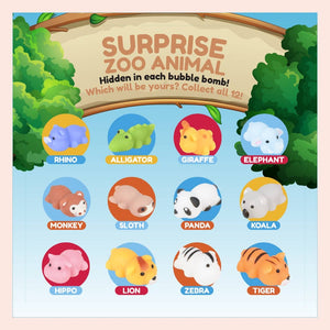 Zoo Animal Surprise Bubble Bath Bomb