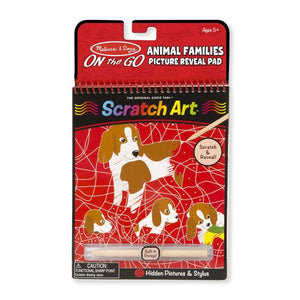 Scratch Art Animal Families