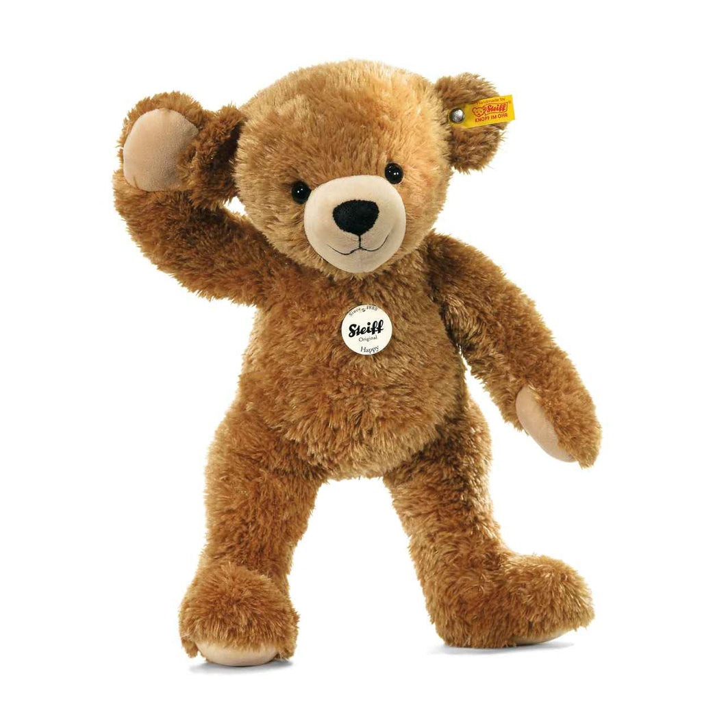 Happy Soft Light Brown Teddy Bear 11 Inch
