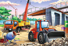 Load image into Gallery viewer, 2 x 24 PC Construction &amp; Cars Puzzle