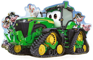 24 PC John Deere Tractor Shaped Floor Puzzle