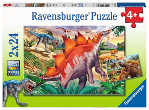 2 x 24 PC Jurassic Wildlife Puzzle